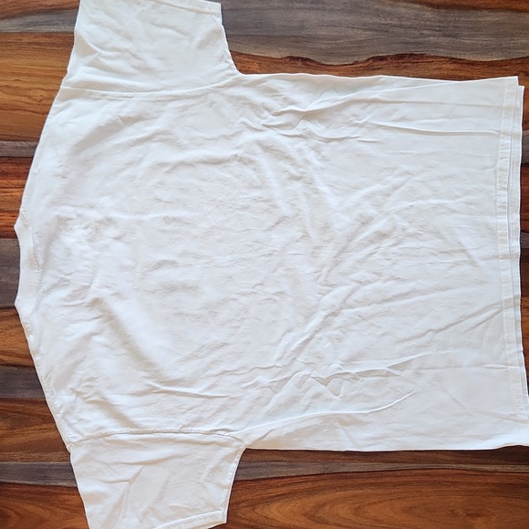 Nice Men's XL Netrition T-Shirt, Graphic Tee, White with Black, Blue, Gray - Picture 5 of 5